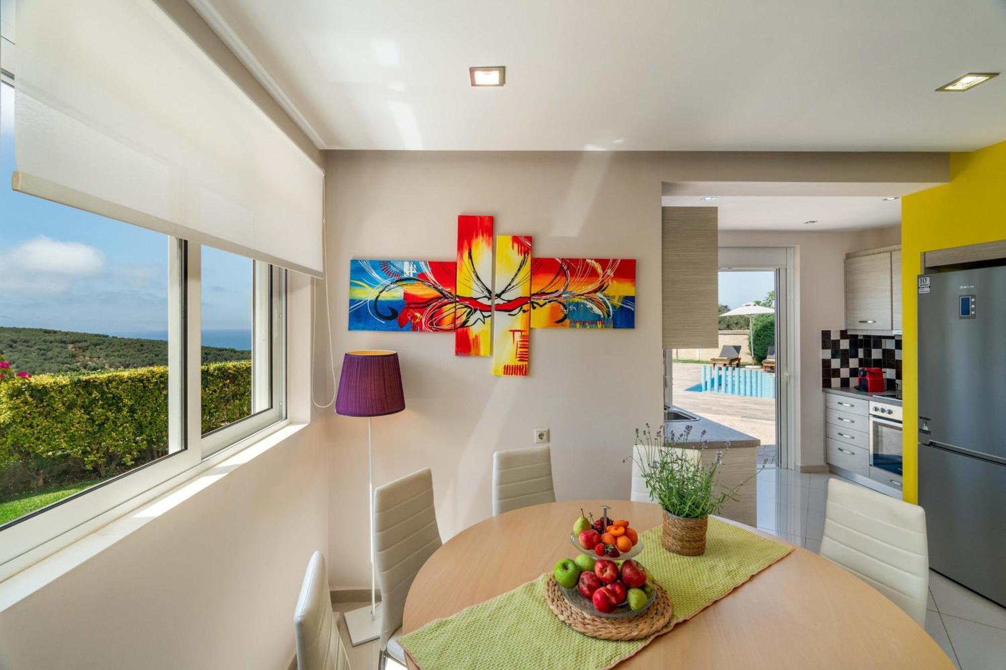Villa Ariella With Sea View Agia Marina Extérieur photo