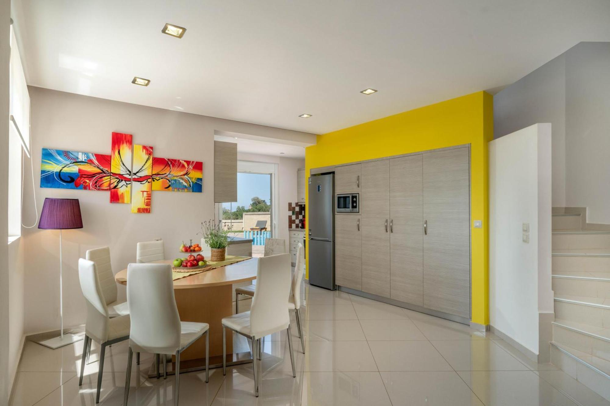 Villa Ariella With Sea View Agia Marina Extérieur photo