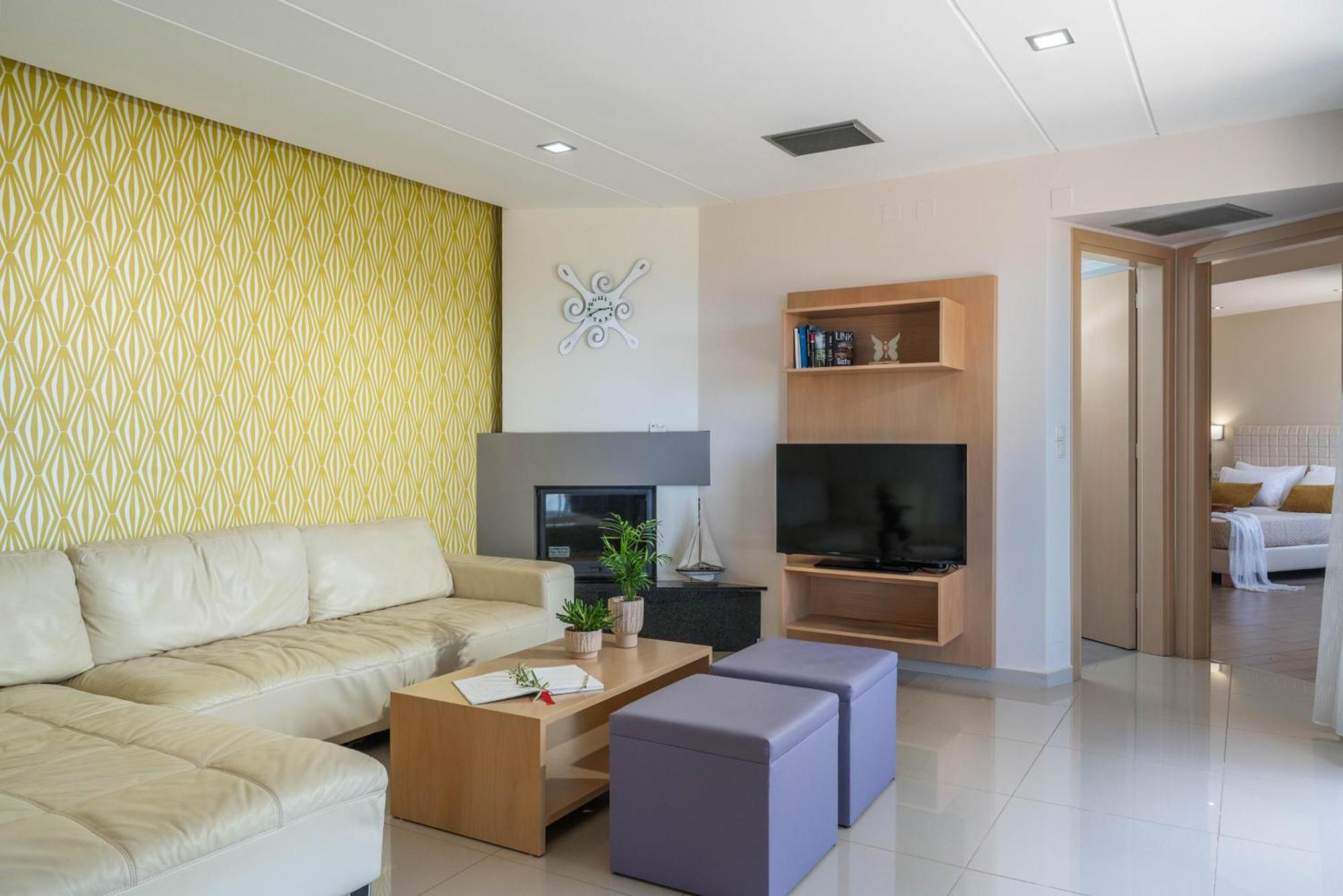 Villa Ariella With Sea View Agia Marina Extérieur photo
